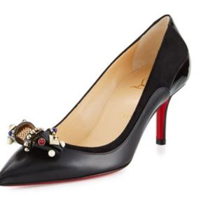Christian Louboutin Tudor Chic jewel bow pump 70mm